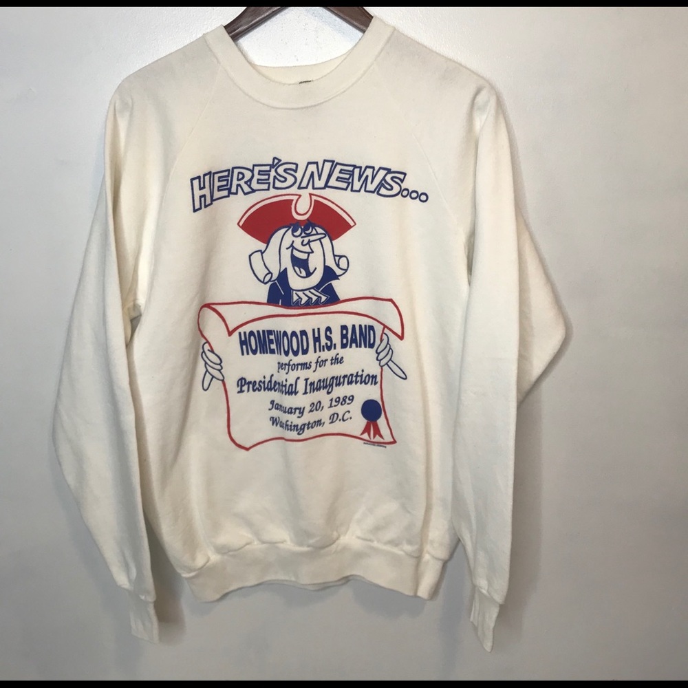 Vintage sweatshirt 1989 Presidential Inauguration